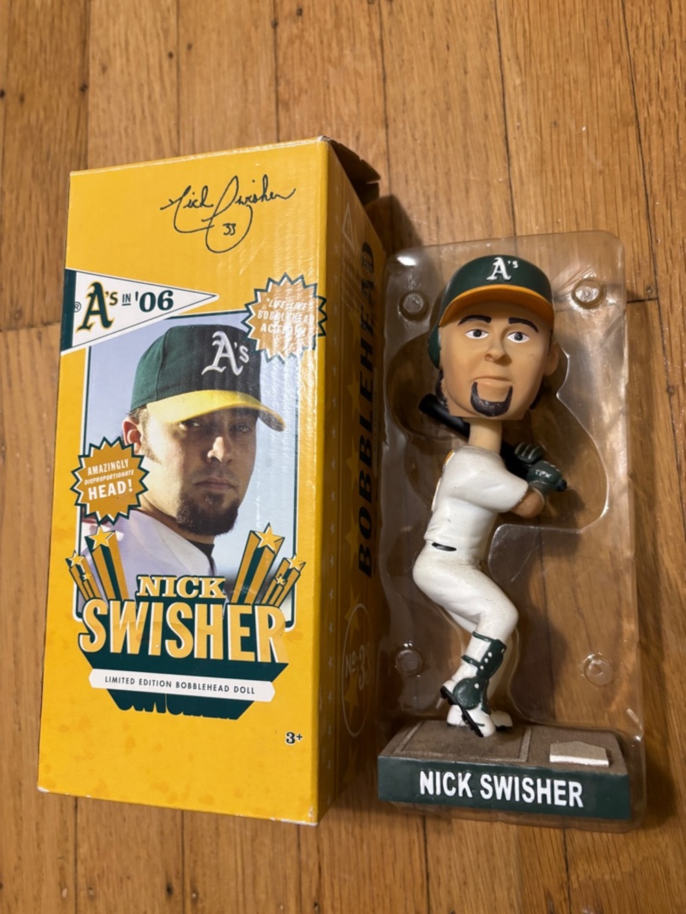 Oakland A's Nick Swisher Bobblehead 2006
